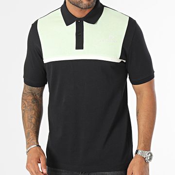 Sergio Tacchini - Polo Manga Corta Con Rayas 40343 Mezclable Verde Negro