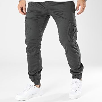 Deeluxe - Pantalón Cargo Garden P7050M Gris Carbón