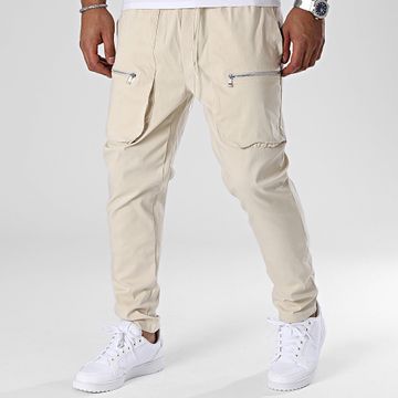 Uniplay - Pantalón Cargo Beige Claro