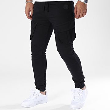 Zelys Paris - Pantalones cargo negros