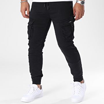 KZR - Pantalones cargo negros