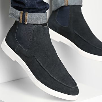 Classic Series - Botas Chelsea Azul Marino