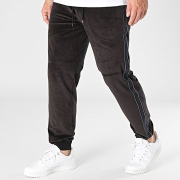 Tommy Hilfiger - Track Rib Velour Jogging Pants 3014 Negro