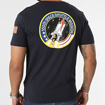 Alpha Industries - Camiseta Space Shuttle 176507 Azul Marino