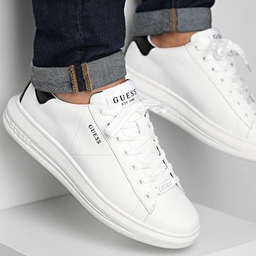 Guess - Zapatillas FM8VIBLEL12 Blanco Negro