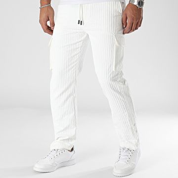 John H - Pantalones cargo blancos