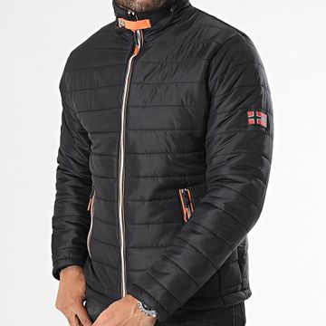 Geographical Norway - Chaqueta negra con capucha