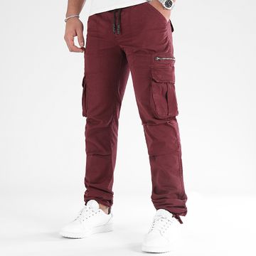 LBO - 0423 Pantalones Cargo Burdeos
