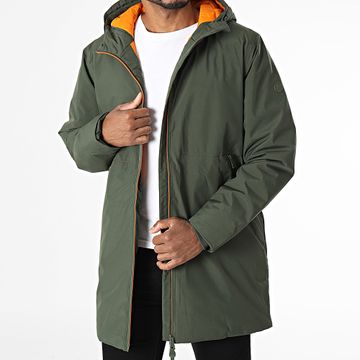 Classic Series - T3175 Chaqueta verde con capucha y cremallera