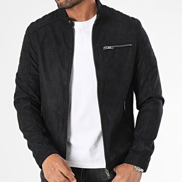 Jack And Jones - Chaqueta motera Rocky Negra