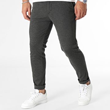 Jack And Jones - Marco Cooper Slim Chino Pantalones Gris Carbón