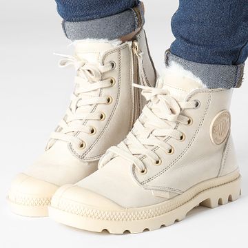 Palladium - Botas Mujer Pampa Hi Zip Lana 95982 Sahara