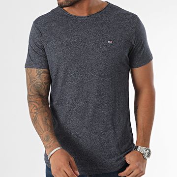 Tommy Jeans - Jaspe Slim Tee 9586 Azul jaspeado