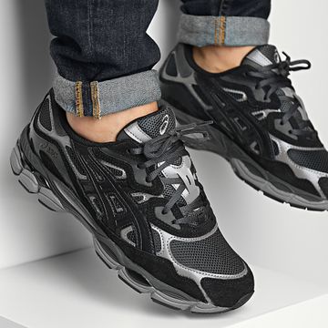 Asics - Baskets Gel-NYC 1201A789 Gris Grafito Negro
