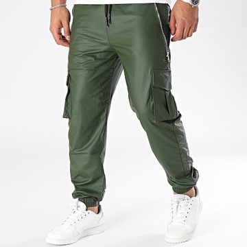 Classic Series - Pantalón cargo verde caqui oscuro
