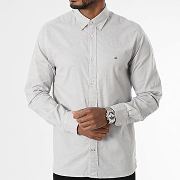 Tommy Hilfiger - 1985 Flex Oxford Camisa Manga Larga 9968 Gris
