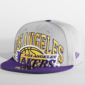 New Era - 9Fifty Sunken Los Angeles Lakers Snapback Cap Gris