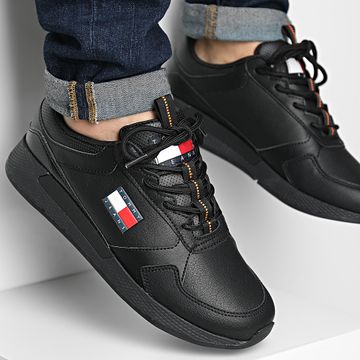 Tommy Jeans - Zapatillas Flexi Runner 1409 Negras