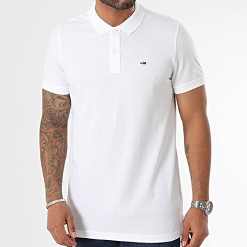 Tommy Jeans - Polo Manga Corta Slim 8312 Blanco