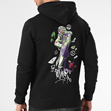 DC Comics - Sudadera con capucha Joker Signature Negra