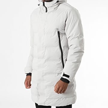 Frilivin - Parka gris con capucha