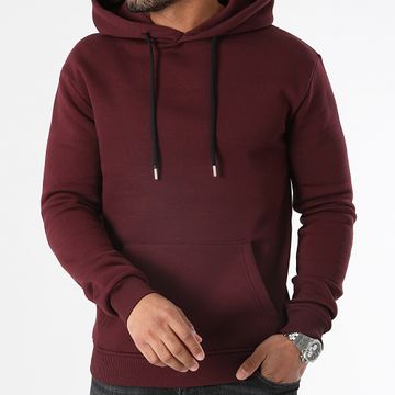 LBO - Sudadera con capucha 3160 Burdeos