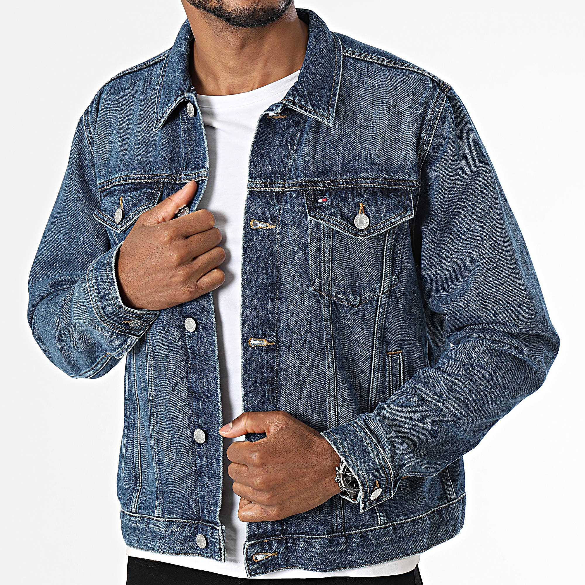Tommy Hilfiger - Sobrecamisa vaquera azul Trucker Jean 2110