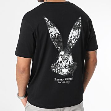 Looney Tunes - Camiseta Oversize Large Bugs Bunny Graffiti Grey Black