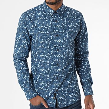 Only And Sons - Sky Life Camisa Manga Larga Azul Marino