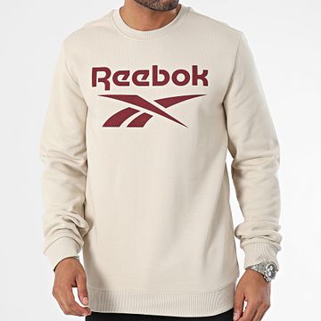 Reebok - Crewneck Sudadera Big Logo Beige