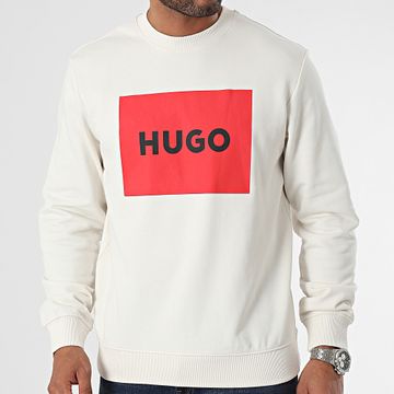 HUGO - Sudadera de cuello redondo Durago 504679144 Blanco
