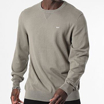 Levi's - Sudadera de cuello redondo A7207 Taupe