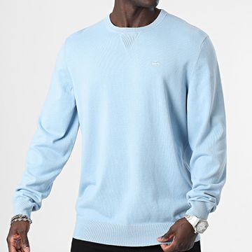 Levi's - A7207 Sudadera azul claro de cuello redondo