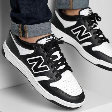 New Balance - Baskets BB480LBA Negro Blanco