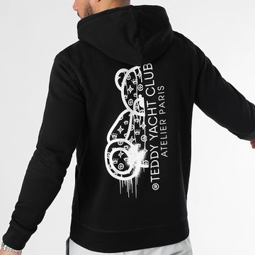Teddy Yacht Club - Sudadera Atelier Paris Negro Blanco