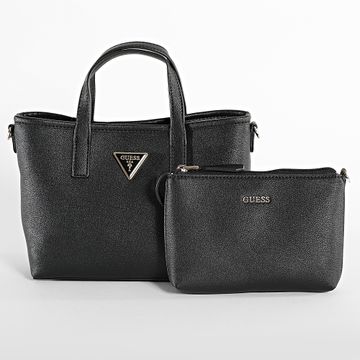 Guess - Lote Bolso De Las Mujeres Y Bolsa De Embrague BG921175 Negro Oro