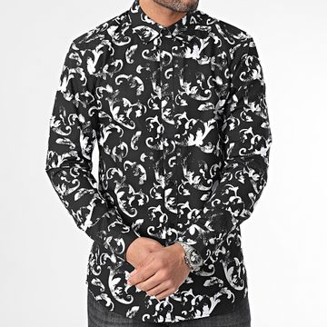 Only And Sons - Don Life Camisa Manga Larga Negro Blanco