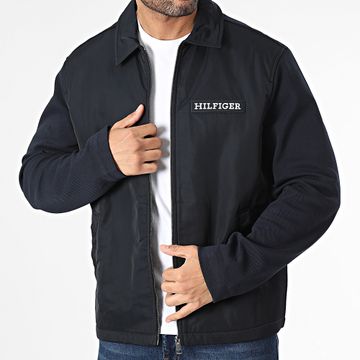 Tommy Hilfiger - Monotipo 3654 Chaqueta azul marino con cremallera
