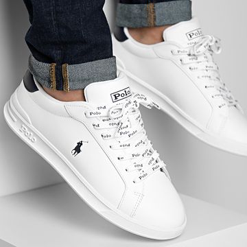 Polo Ralph Lauren - Heritage Court II Blanco Azul Marino Zapatillas