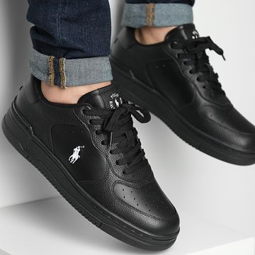 Polo Ralph Lauren - Zapatillas Masters Court Negro Blanco