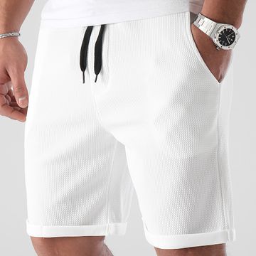 LBO - Short Con Textura Reverse Waffle 0768 Blanco