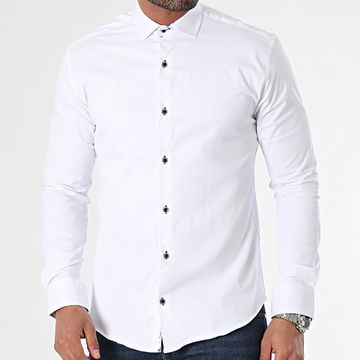 Classic Series - Camisa Manga Larga Blanca