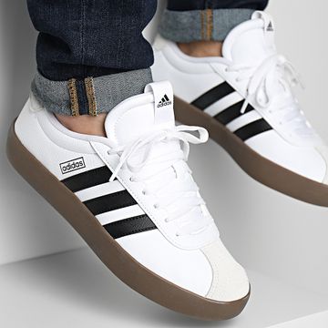 Adidas Performance - VL Court 3.0 Zapatillas ID8797 Calzado Blanco Core Negro Gris Uno