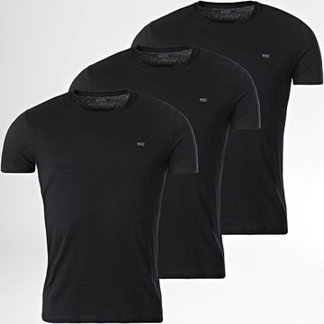 Diesel - Juego de 3 camisetas negras 00SPDG-0LIAD