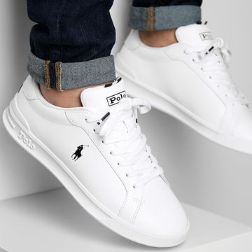 Polo Ralph Lauren - Heritage Court II Blanco Negro Blanco Zapatillas