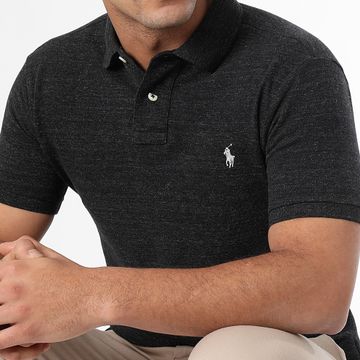 Polo Ralph Lauren - Polo de manga corta Original Player Slim Negro brezo