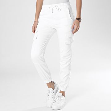 Project X Paris - Pantalones cargo para mujer TF239707 Blanco
