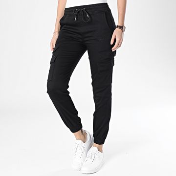 Project X Paris - Pantalones cargo para mujer TF239707 Negro