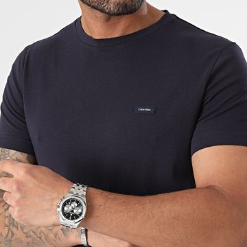 Calvin Klein - 2724 Camiseta cuello redondo azul marino