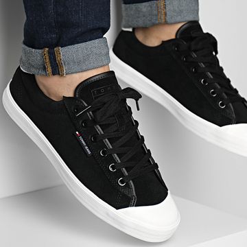 Tommy Jeans - Zapatillas Vulcanized Bumper 1407 Negro